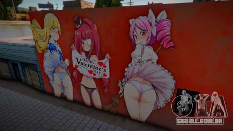 Mural Happy Valentines Day 2023 para GTA San Andreas