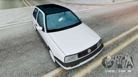 Volkswagen Golf 3D exterior para GTA San Andreas