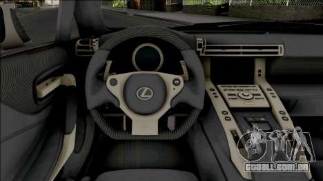 Lexus LFA 2011 para GTA San Andreas