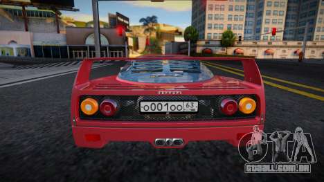 Ferrari F40 (EZ) para GTA San Andreas