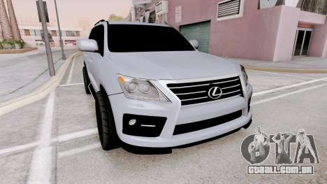 Lexus LX 570 25th Anniversary 2014 para GTA San Andreas