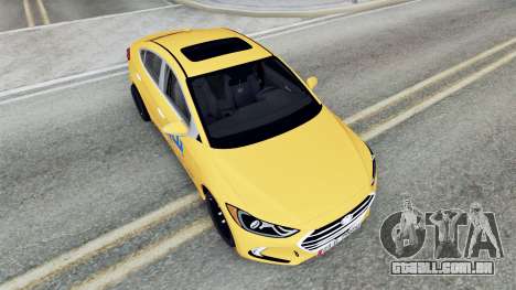 Hyundai Elentra 2017 Taxi Baghdad para GTA San Andreas