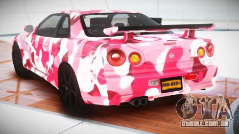 Nissan Skyline R34 ZT-X S8 para GTA 4