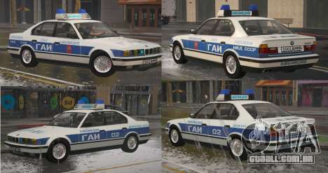 BMW 535I (1989-1996) E34 - Polícia URSS