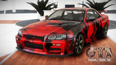 Nissan Skyline R34 GT-R XS S4 para GTA 4