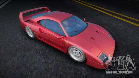 Ferrari F40 (EZ) para GTA San Andreas