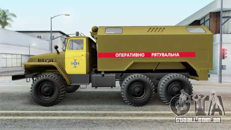Serviço de Resgate Operacional Ural-4320 para GTA San Andreas