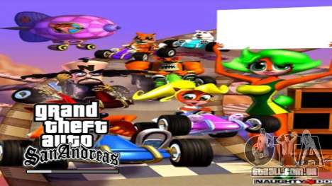 Crash Team Racing Menu & Loadscreens para GTA San Andreas