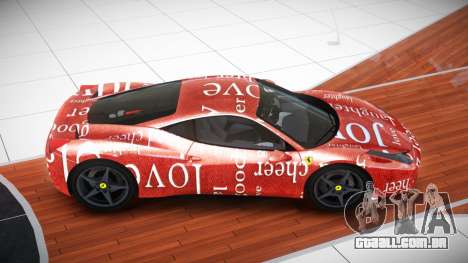 Ferrari 458 Italia RT S4 para GTA 4