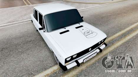 VAZ-2106 Zhiguli Russo Baixos Clássicos para GTA San Andreas