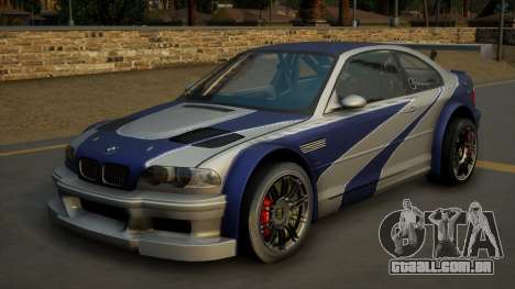 BMW M3 GTR (E46) de Need For Speed: Most Wante 1