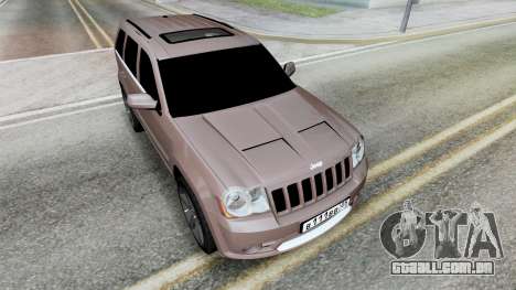 Jeep Grand Cherokee SRT8 (WK) 2008 para GTA San Andreas