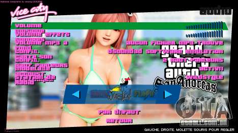 Honoka HD Menu para GTA Vice City