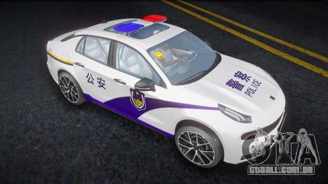 2019 Geely Lynk&Co 03 2.0TD Chinese Police Car para GTA San Andreas