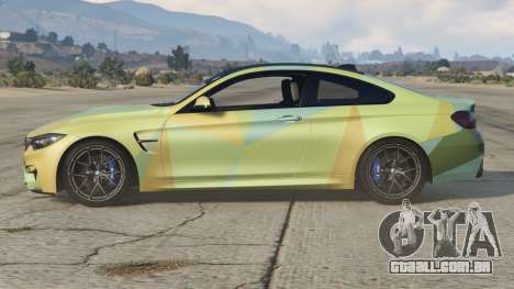 BMW M4 Gray-Tea Green