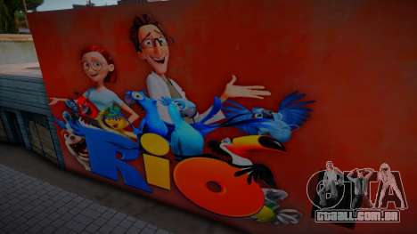 Rio Movie Mural para GTA San Andreas