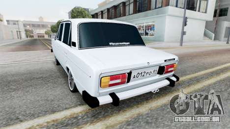 VAZ-2106 Zhiguli Russo Baixos Clássicos para GTA San Andreas