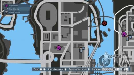 Radar, mapa e ícones no estilo de GTA 5