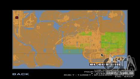 Mapa no estilo de GTA III v2 para GTA San Andreas