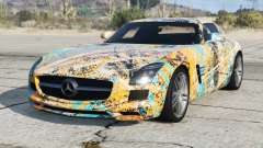 Mercedes-Benz SLS Brilho Dourado para GTA 5