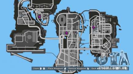 Radar, mapa e ícones no estilo de GTA 5 para GTA 3 Definitive Edition