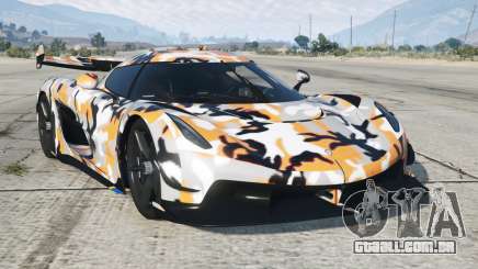 Koenigsegg Jesko Saffron Mango para GTA 5
