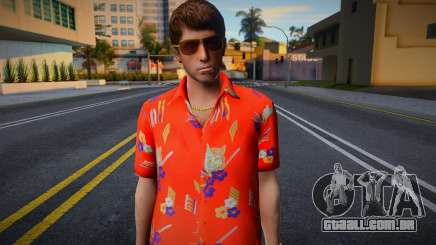 Scarface - Tony Montana Casual V2 Hawai Shirt 1 para GTA San Andreas