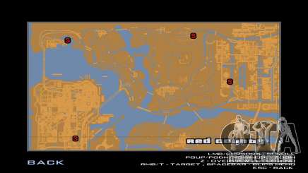 Mapa no estilo de GTA III v2 para GTA San Andreas