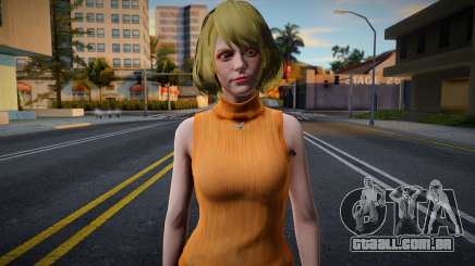 Ashley Graham - RE4 Remake para GTA San Andreas