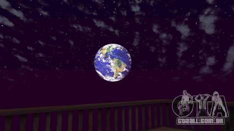 Planeta Terra em vez da Lua para GTA San Andreas