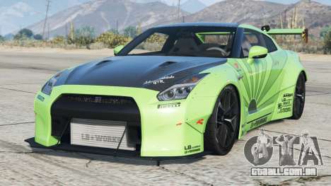 Nissan GT-R (R35) Granny Smith Apple