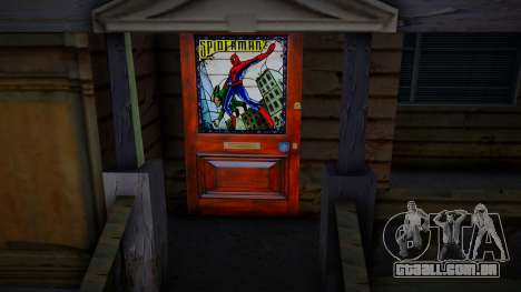 Stained Glass Door in CJ house para GTA San Andreas
