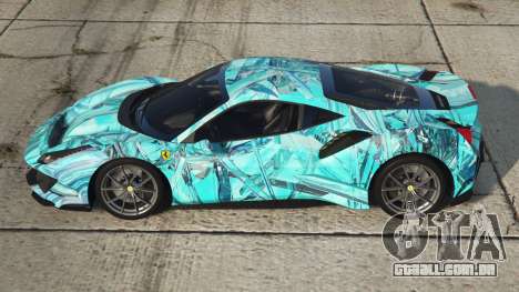 Ferrari 488 Pista Aqua