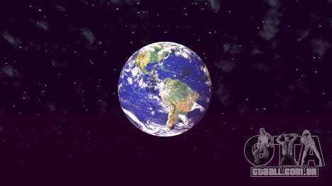Planeta Terra em vez da Lua para GTA San Andreas