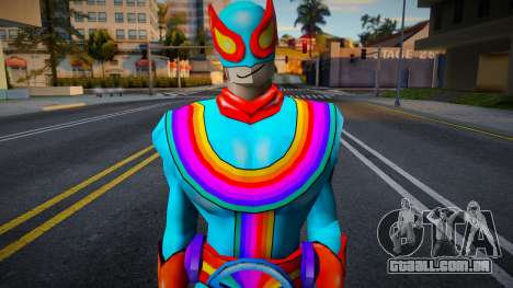Captain Rainbow Skin Mod para GTA San Andreas