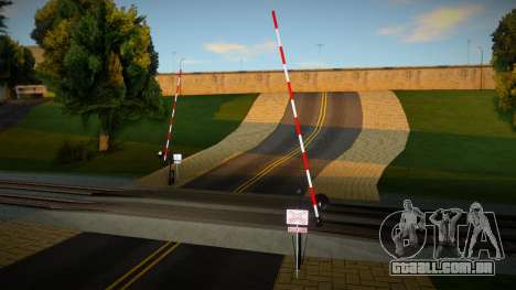 Railroad Crossing Mod Slovakia v23 para GTA San Andreas