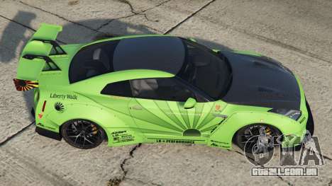 Nissan GT-R (R35) Granny Smith Apple