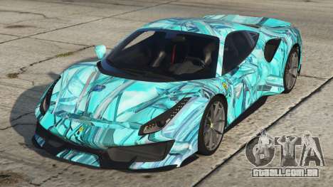 Ferrari 488 Pista Aqua