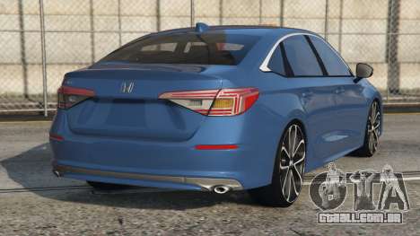 Honda Civic Sedan Cyan Cornflower Blue