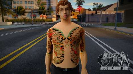 O cara com a tatuagem para GTA San Andreas