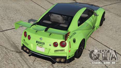 Nissan GT-R (R35) Granny Smith Apple