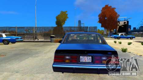 Ford LTD LX 1985 FBI para GTA 4