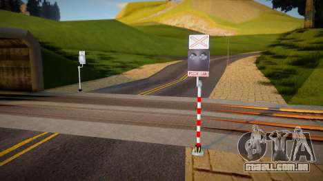 Railroad Crossing Mod Slovakia v19 para GTA San Andreas