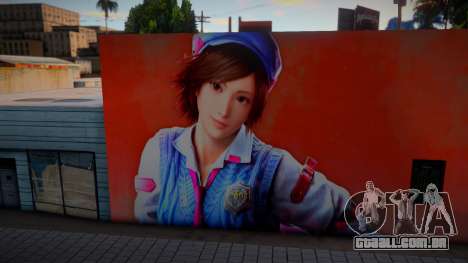 Asuka Kazama Mural para GTA San Andreas