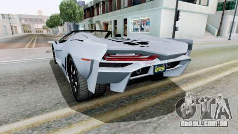 Pegassi Ignus Spider Loblolly para GTA San Andreas