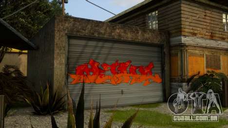 Grove CJ Garage Graffiti v1