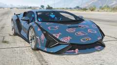 Lamborghini Sian Sea Blue para GTA 5