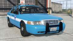 Ford Crown Victoria Police Bondi Blue [Add-On] para GTA 5