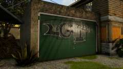 Grove CJ Garage Graffiti v3 para GTA San Andreas Definitive Edition