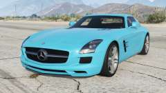 Mercedes-Benz SLS 63 AMG (C197) Bright Turquoise [Add-On] para GTA 5